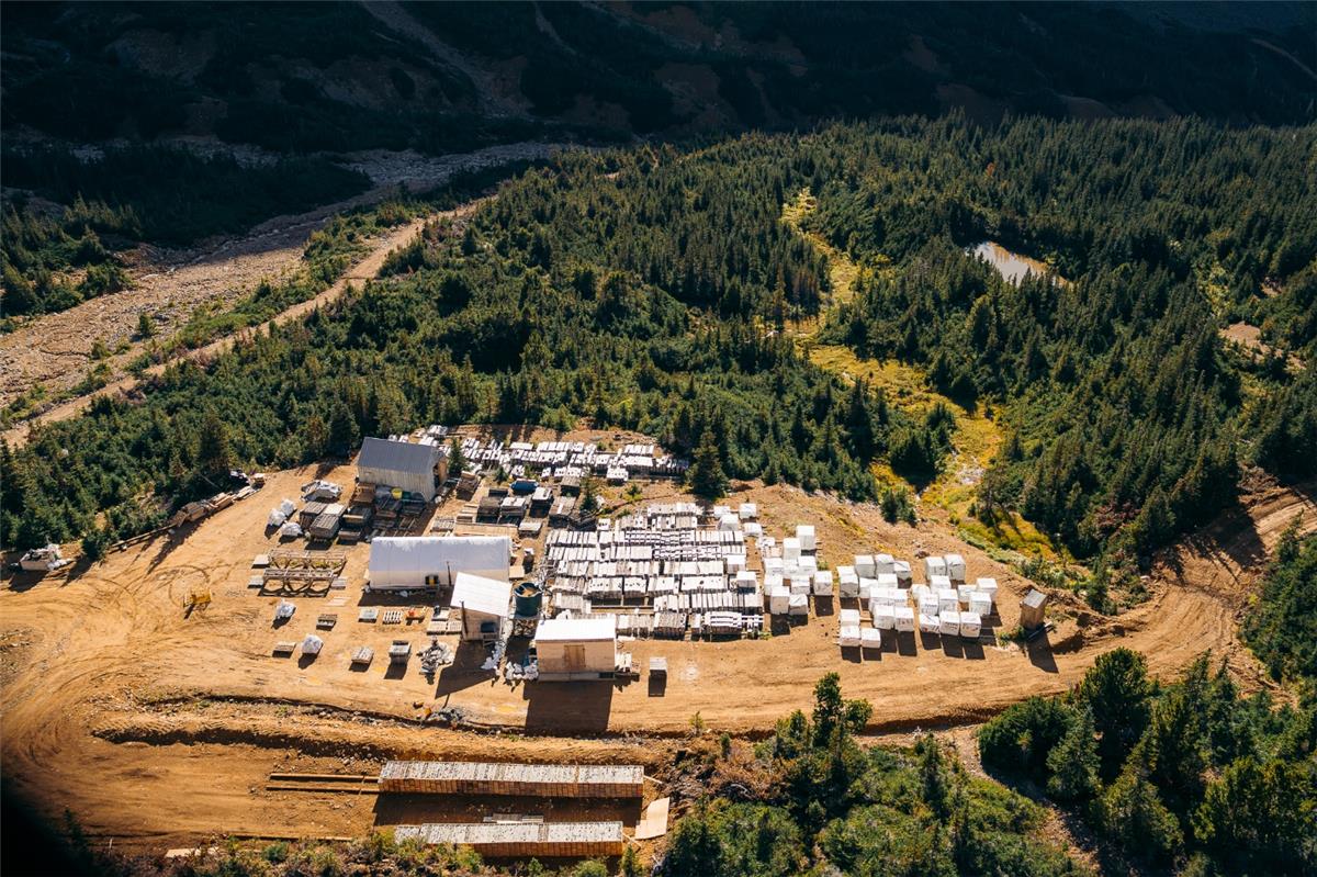 A large group of buildings in a forest  AI-generated content may be incorrect.